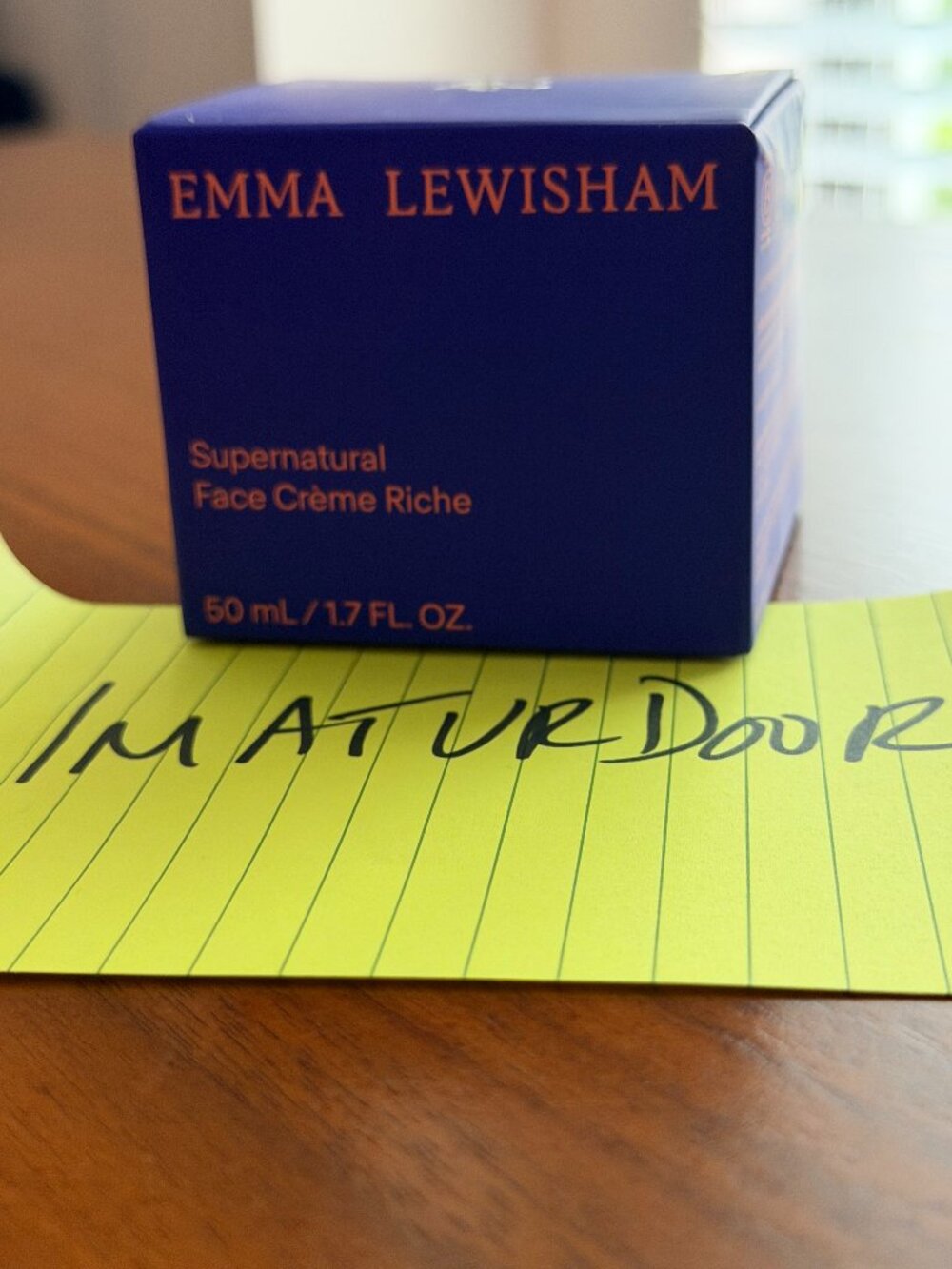 Emma Lewisham Supernatural Face Cream Riche - New In Box / Exp. June 2028